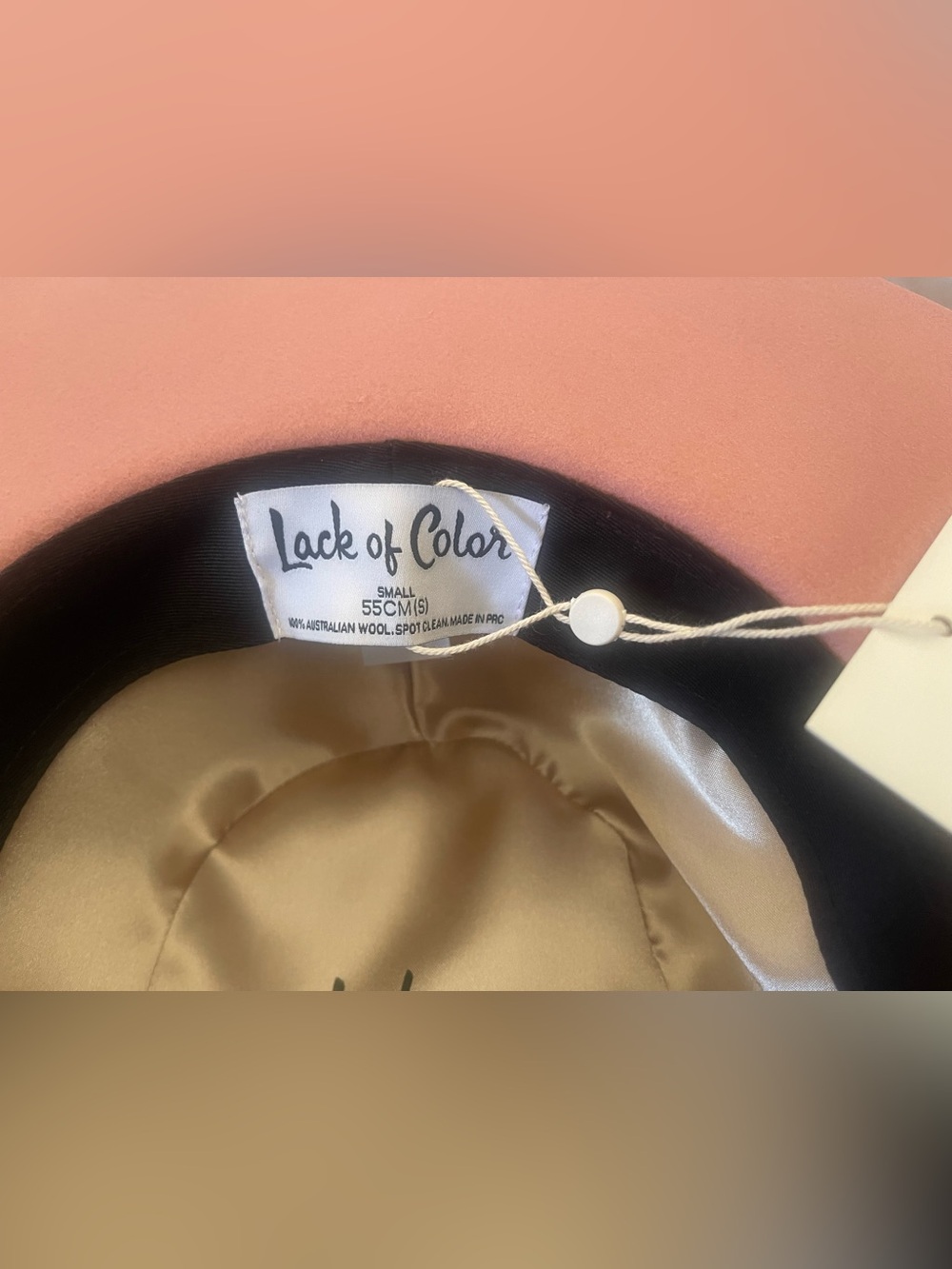 Brand New Lack of Color Floral Fedora Hat - Picture 7 of 15